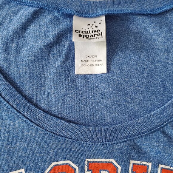 University of Florida Gators Scoop Neck Short Sleeve Cotton Blend T Shirt - Picture 2 of 4